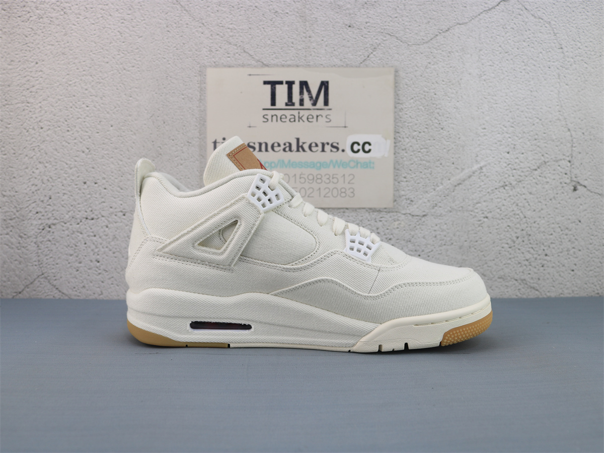 GX Batch Air Jordan 4 Retro Levis White AO2571-100